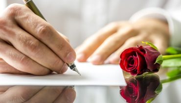 writing romantic letters