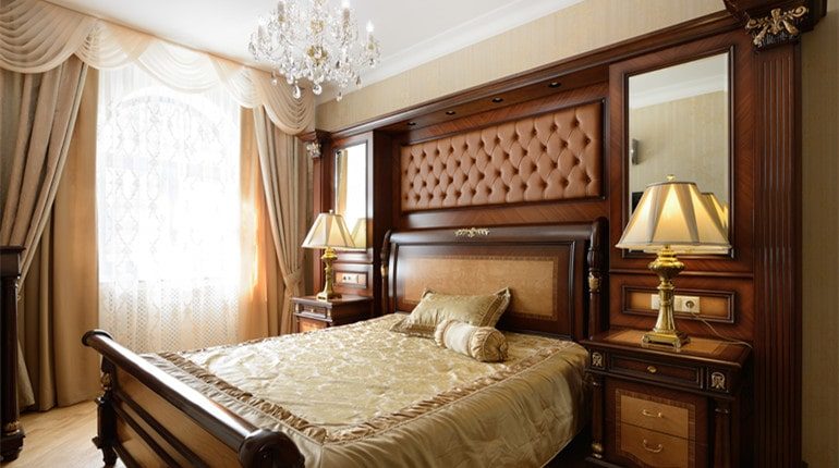 make your bedroom luxurious