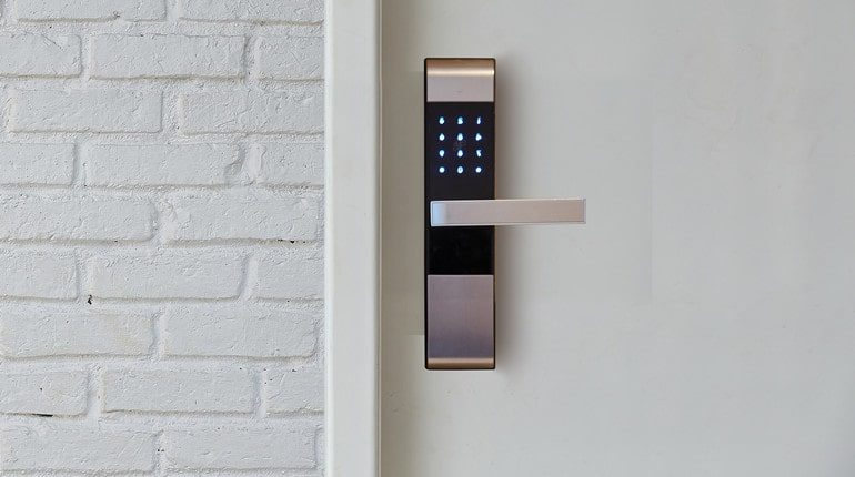 securing home digital door lock