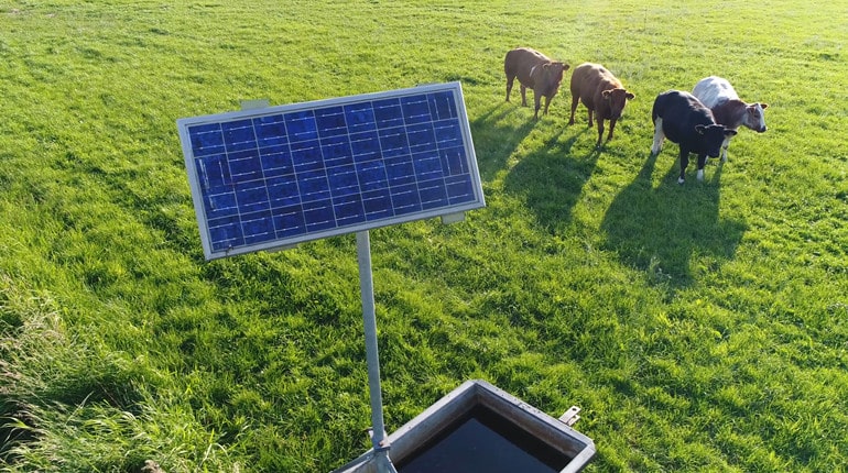 solar powered watering systems for livestock